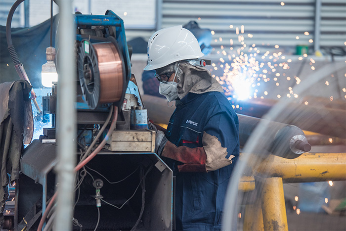 三河网架焊接车间